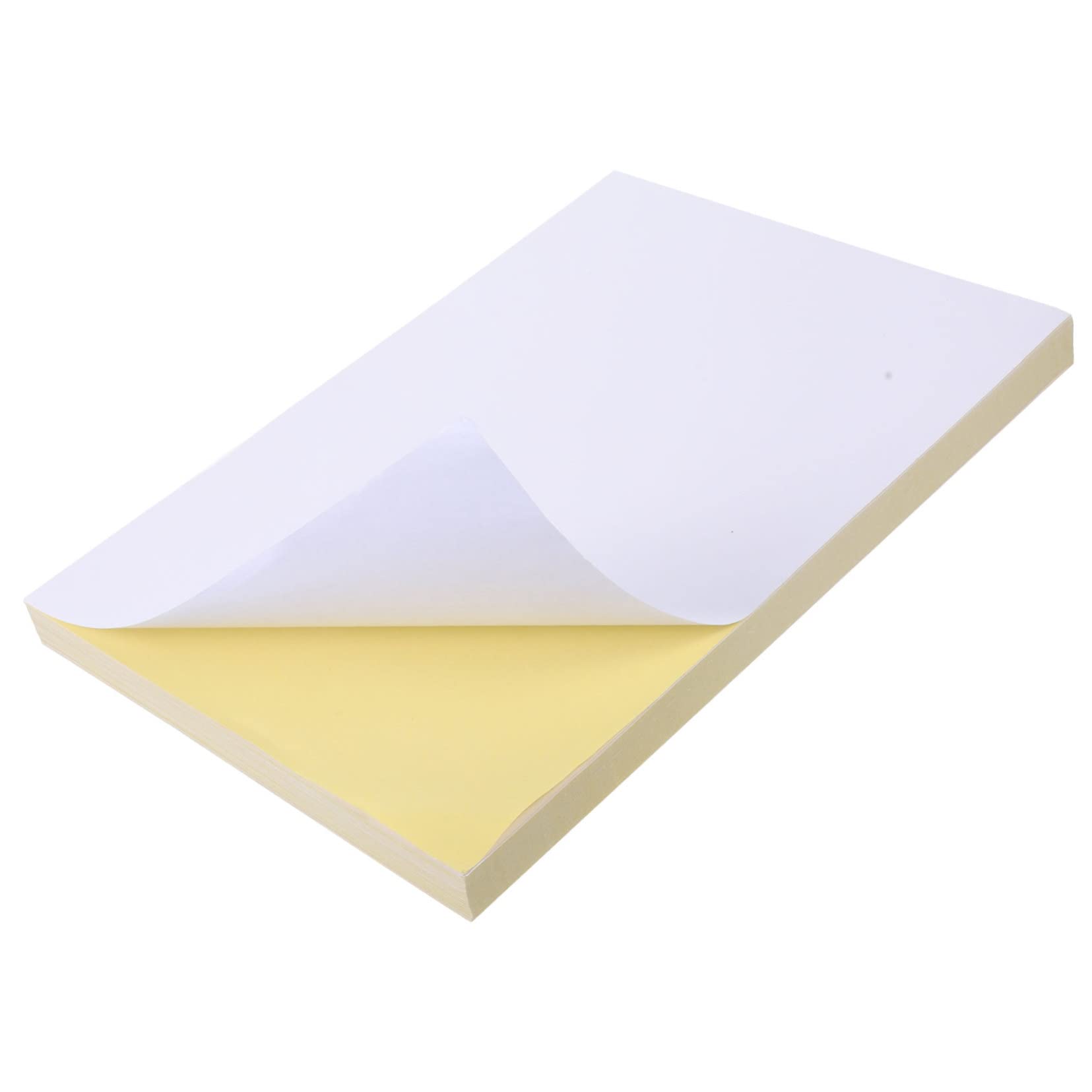 100feuilles Papier Autocollant Imprimable Étiquettes Imprimables Autocollantes Papier Adhésif Pour Projet Artistique