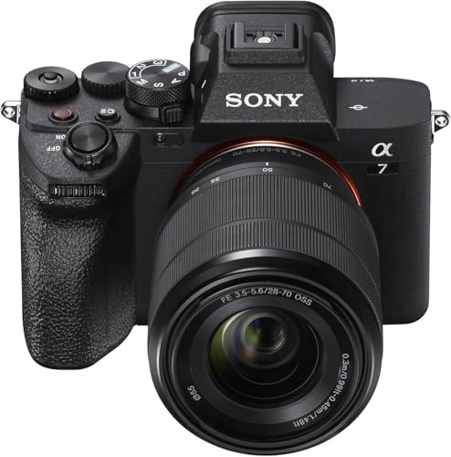 Image of Sony Alpha 7 IV Full-Frame Mirrorless Interchangeable Lens Camera with 28-70mm Zoom Lens Kit