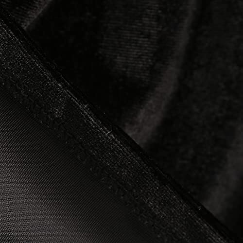 Vestido negro con cuello Peter Pan para niñas 3-12 años miniatura 6