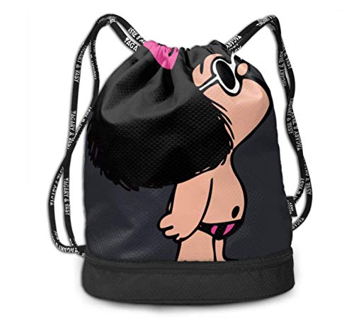 Pilz Schulsprecherin 3D Kordelzug Tasche,Lässige Rucksäcke,Sport Gym Travel Bundle Rucksack Pack Beam Mouth Umhängetaschen