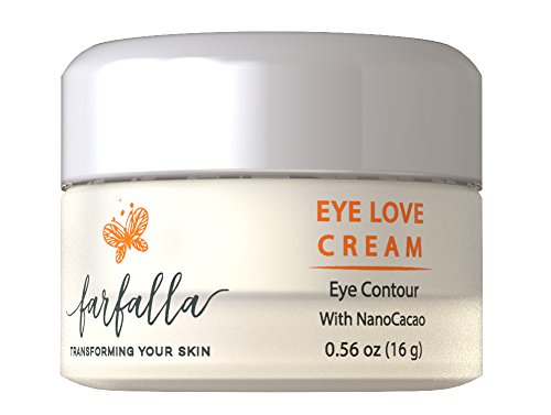 Eye Cream Reduces Puffy Eyes & Dark Eye Circles - Eye Love Cream Contour with Vitamin K & Nanocacao, Lightens Skin, Firms, Hydrates & Diminishes Expression Lines, Wrinkles. Fresh, Rested Eyes. 16 oz