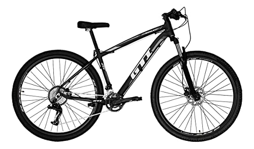 Bicicleta Aro 29 GTI Roma 2x9 Freios Hidráulicos Garfo Com Trava 18v Alumínio (19, Preto/Cinza)