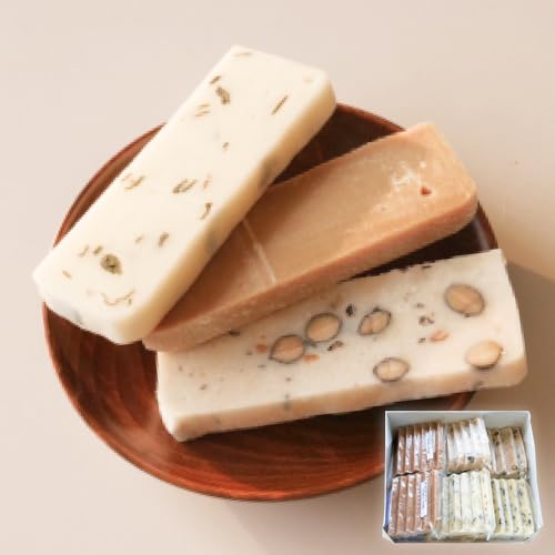 富山県産「新大正もち米」100%使用 切り餅3種計6個詰め合わせ(黒糖、昆布、豆)[冷凍] | 切り餅セット