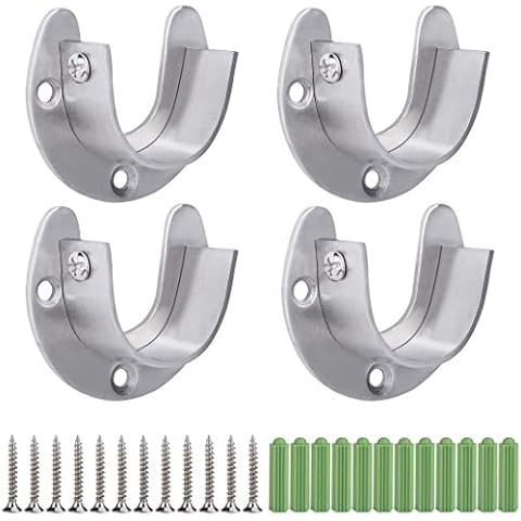Soporte Cortinas Acero Inoxidable 25mm Cover