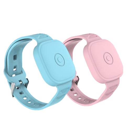 Pulsera Tile Mate niños impermeable con correa ajustable antipérdida color rosa