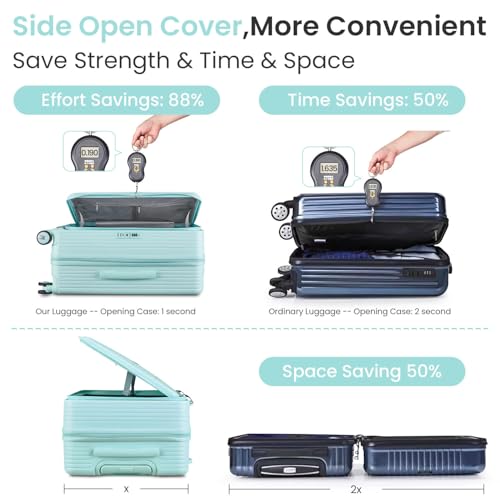 Luggage Sets 3 Piece(20/24/28), Expandable Hard Shell Suitcases with Spinner Wheels and TSA Lock4