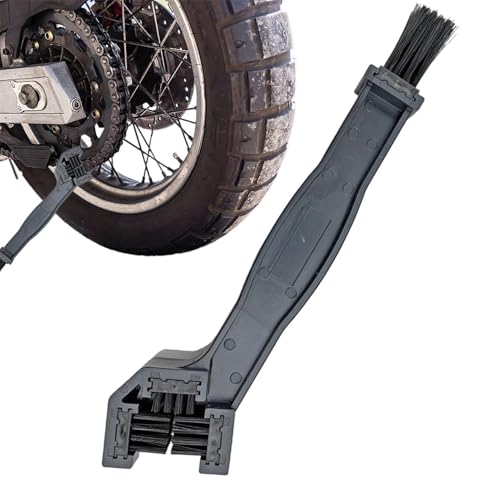 Cepillo de cadena para motocicleta y bicicleta | Cepillo de limpieza multifuncional con depurador para la cadena y la rueda dentada | Herramienta de enfermería práctica para el scooter de bicicleta