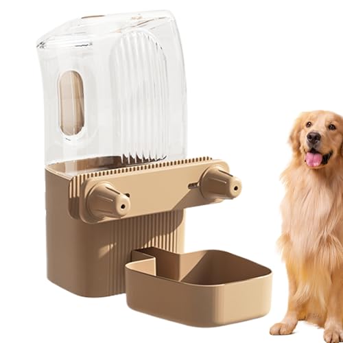 Eojpdji Automatischer Hundefutterspender - Haustier Für Transportbox | Abnehmbarer Fütterungsstation Für Box - Für Draußen Terrasse Innenbereich Haus Wand Käfig