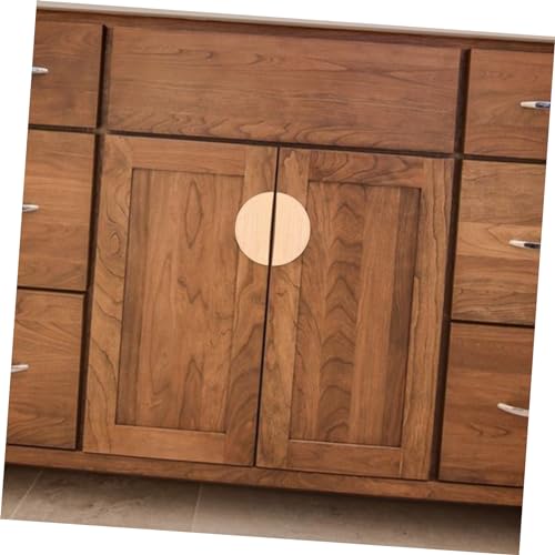 Poignées d'armoire en bois boutons de commode TOPBATHY 3 paires