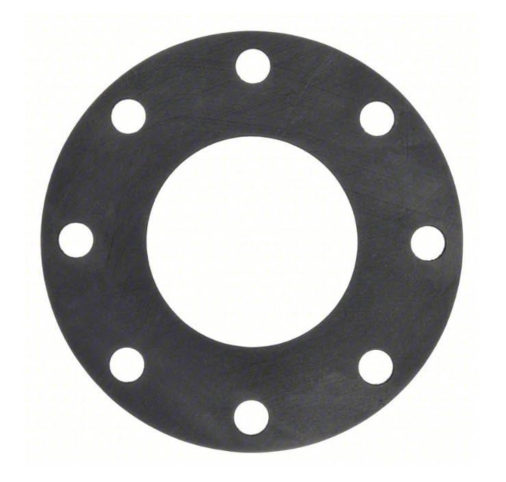 Rubber Full Face Flange Gasket for Pipe Size: 3-1/2