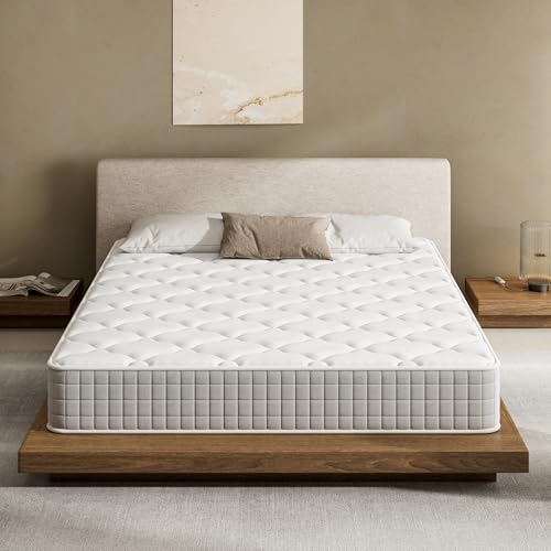 TEENO Matelas 140x200-22cm Épaisseur, Mousse à Mémoire de Forme, Mi-Ferme, Respirant et Hypoallergénique, 7 Zones de Soutien, Isolation des Mouvements, Matelas 2...