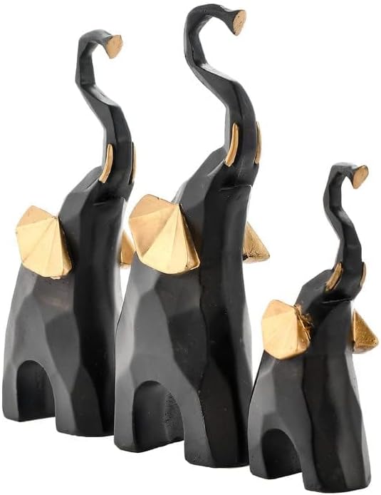 Way CART - Estatua de elefante hecha a mano para decoración del hogar, sala de estar y dormitorio, artículo de regalo decorativo de diseñador