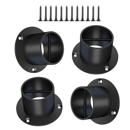 Chapeaux de garde-corps de corde noir en métal robuste extérieur de terrasse Premium