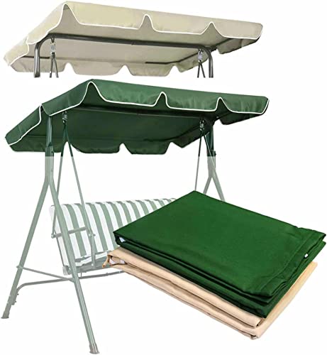 Couverture supérieure de remplacement pour balançoire extérieure en tissu robuste 600D