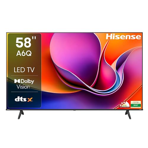 Image of Hisense 146cm (58 inches) A6Q Series 4K Ultra HD Smart LED TV 58A6Q (Black)