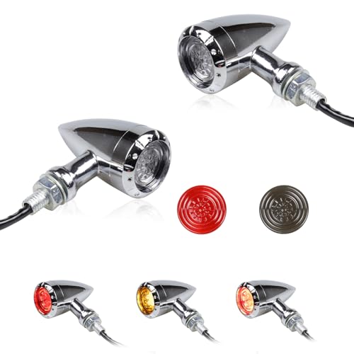 LUKFMOSTOR Universal Rear Bullet LED Signals