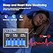 Fitness Tracker Watch with Heart Rate Monitor, Large Screen Activity Tracker with Pedometer, Sleep Monitor, Calories & Step Counter, 5ATM Waterproof Smart Watch for Women Men Fitness Watch for Sports