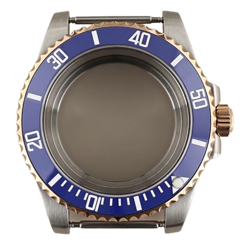 AHYYLKLPER 40mm 8215 �r���v�P�[�X �T�t�@�C�A NH35 NH36 NH34/38�p ���[�u�����g 28.5mm ���v�P�[�X(�K���X�{�g���J�o�[6�AMiyota 8215)