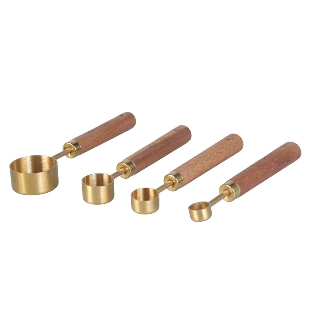 8 cucharas medidoras de taza pequeña, cucharas de café de acero inoxidable