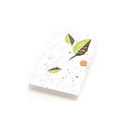 Journal à feuilles vertes Think Write Grow idéal pour pratiquer l'écriture à l'école ou à la maison