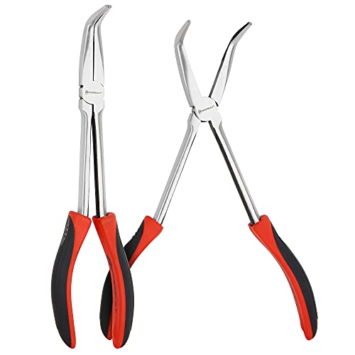 Alltrade 640862 11" 90° Long Reach Pliers #TOP3