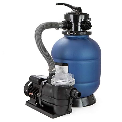 XtremepowerUS High-Flo Sand Filter Pump System 12 inch Filter Tank 10,000 Gal Above Ground Pool Pressure Gauge with 0.75 HP Pool Pump Bundle Kit