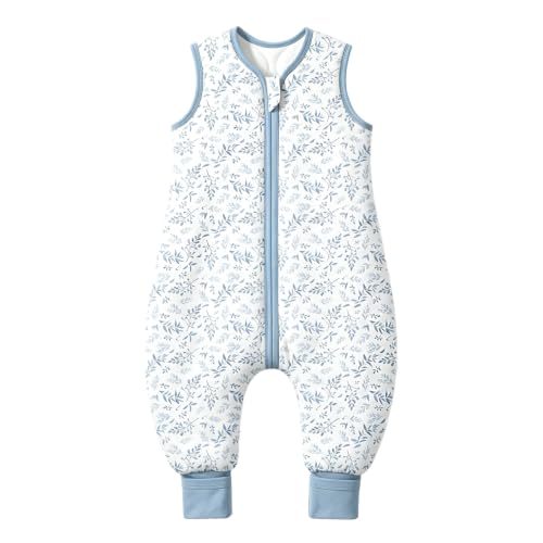 Mosebears Baby Schlafsack mit Füßen 2.5 Tog 18-36 Monate Baumwolle Atmungsaktiv Winterschlafsack für Babys & Kleinkinder Warmer… – Ansicht 1