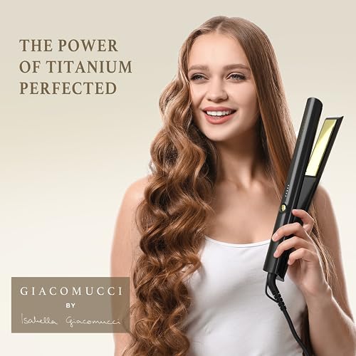Giacomucci GM283 Titanelli 2 In 1 Titanium Hair Straightener And Curler | 100% Pure Ti-Thermal Technology Flat Iron thumb #7