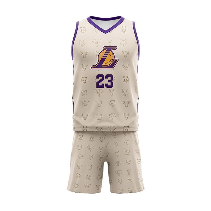 Image of AKIBA Sublimation Print Basketball Jersey /Shirt with Shorts, Unisex