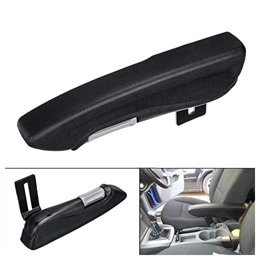 SODIAL Coche Universales Ajustables Apoyabrazos del Asiento de Coche para RV Camión Autocaravana Barco para Grammer Msg85 Msg95 Izquierda
