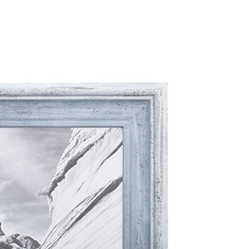 Ecohome 5X7 Picture Frame Distressed Blue - Mount Desktop Display, Frames #TOP1