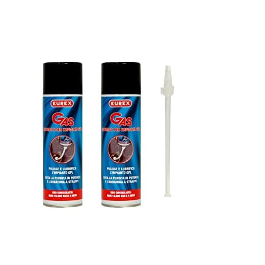 2 BOMBOLETTE PULITORE COMPLETO IMPIANTI AUTO GPL + 1 RACCORDO