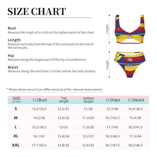 Maillot de bain gainant 2 pièces imprimé drapeau d'Hawaï de qualité - 7