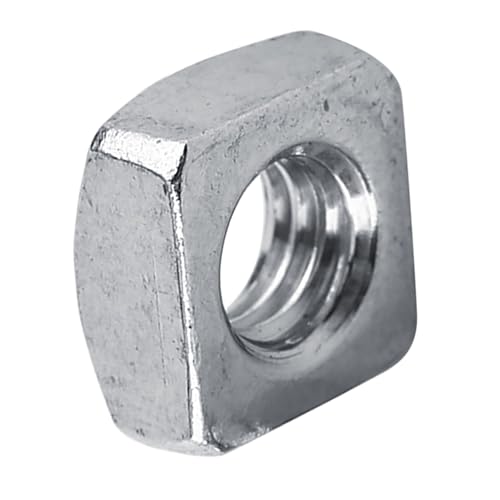 Acouto 3ter Quadratisch Stainless Steel Nut Four Sided Nut Screw Fastener3x100pcs (M3 (100 Pieces/Pack))