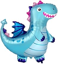 IDEALBALL PARTY Blue Dragon Inflatable Balloon Dinosaur Party Decoration