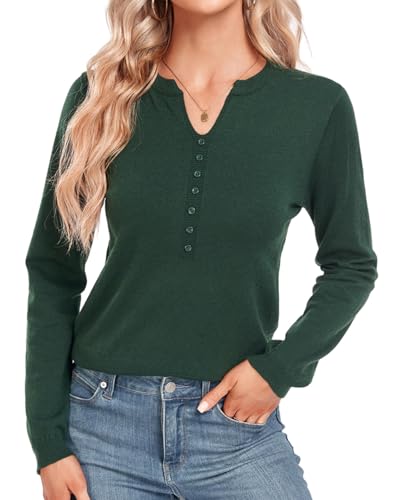 Image of Women Summer Knit Shirt Blouse V Neck Short Sleeve Pullover Sweater Tops