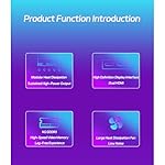 MOUGOL AMD Radeon R7 350 4GB Low Profile Graphics Card, Dual HDMI Ports for Multi-Monitor, 4GB GDDR3 128-Bit, SFF Half-Height Video Card for Slim Desktop PC, Support Windows 10/8.1/7 Computer GPU - Image 3