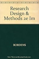 Research Design & Methods 2e Im 1559340142 Book Cover