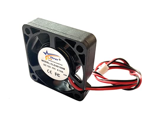 DHRUVPRO 12V Cooling Cabinet Fan Fan Square (12V 40X40X10-MM 1.5inch 6000-RPM) - Image 2