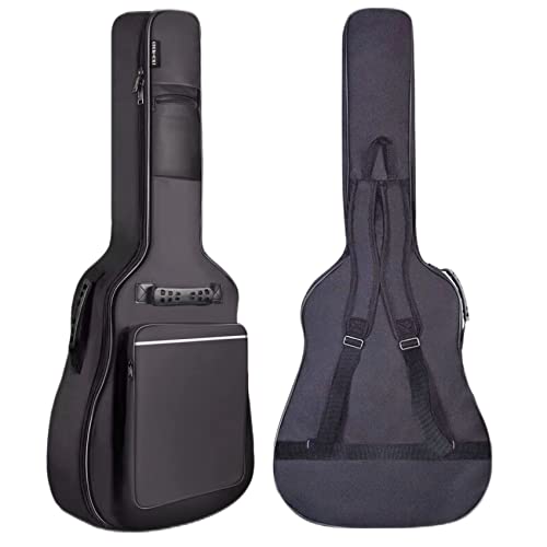 Gigkouki 40 41 Inch Guitar Case For Acoustic Guitars Soft 0.35" Padded Guitar Bag Acoustic, Waterproof Acoustic Guitar Gig Bag With Back Hanger Loop, Classical Guitar Bag With Shoulder Strap #TOP25