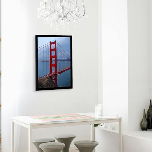 Image of BESCRCL 16x24 Frame Wall Hanging Photo Frame, 16 x 24 Poster FrameBlack, 1 Pack