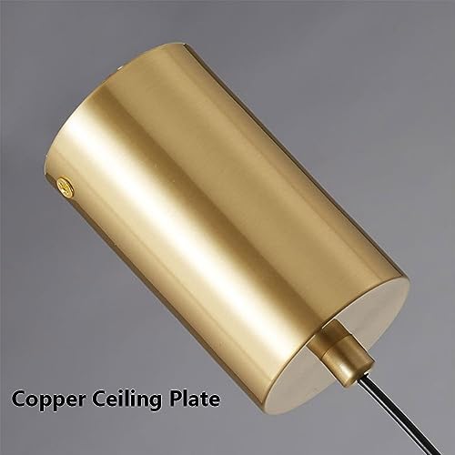 Lampe suspendue en verre pour optimiser l'espace de chevet avec une LED - 3
