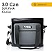 RTIC Ultra-Tough Soft Cooler 30 Can, Insulated Bag Portable Ice Chest Box for Lunch, Beach, Drink, Beverage, Travel, Camping, Picnic, Car, Trips, Floating Cooler Leak-Proof with Zipper, Blue/Grey
