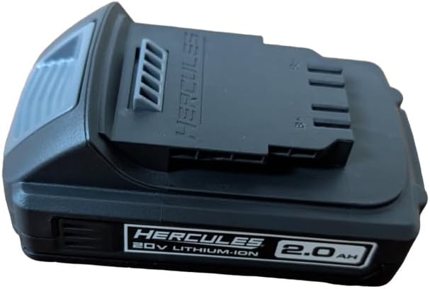 20V Brushless Cordless 1/4 in. Compact 3-Speed Impact Driver with 20V Lithium-Ion Compact Battery 2 Ah - Compatible with Hercules