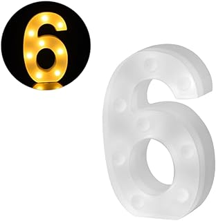 OSALADI LED Decor Wedding Decor LED Night Light Number Lights Decoration LED Number Sign Decorate Number The Sign LED Number Lamp