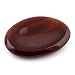 Crystal Allies Gallery¨ 1 Piece 50mm Tumbled Natural Carnelian Worry Stone - With Carrying Pouch