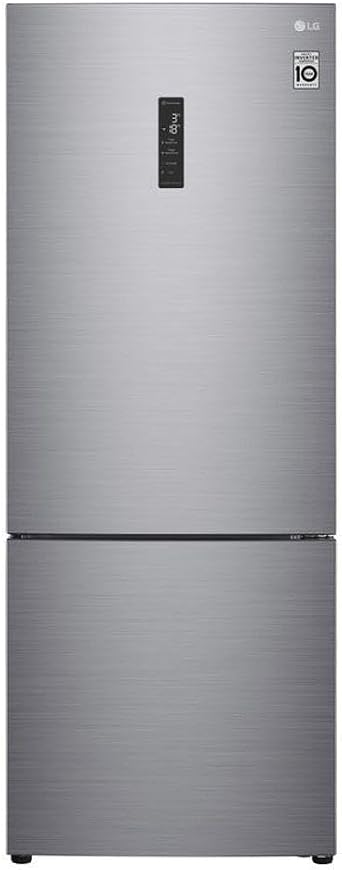 Refrigerador LG Bottom Freezer Inverse 451L Platinum - 110V