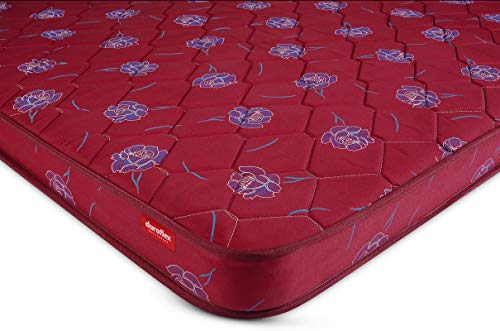 Image of Duroflex Shubham PU Foam Mattress, 72 x 42 x 4 inches (Double Size)