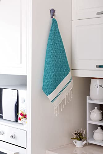 Evelynen Home Evelynen Turkish Hand Towels For Bathroom & Kitchen Towels Decorative Set Of 2 | Boho Farmhouse Hand Towels With Hanging Loops For Face, Tea, Dish thumb #2