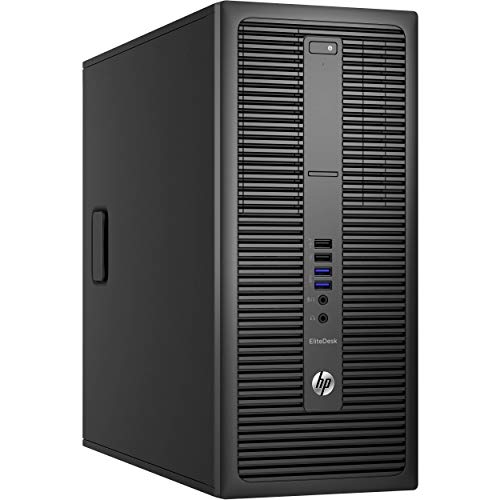 HP EliteDesk 800 G2 Business Desktop Mini Tower, Intel Core i7 6700 3.4Ghz, 32GB DDR4 RAM, 512GB SSD Hard Drive, Windows 11 (Renewed)